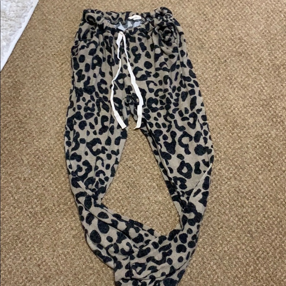 Cheetah Print Joggers